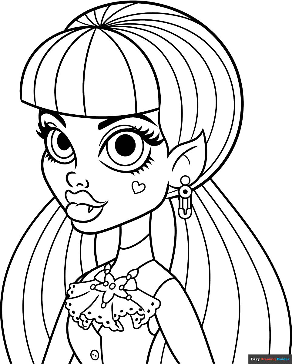 Free Printable Coloring Sheets Monster High