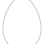 Easter Egg Template To Print Crafty Morning