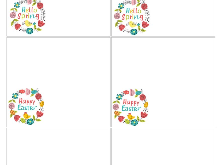 Easter Place Cards Morning Motivated Mom