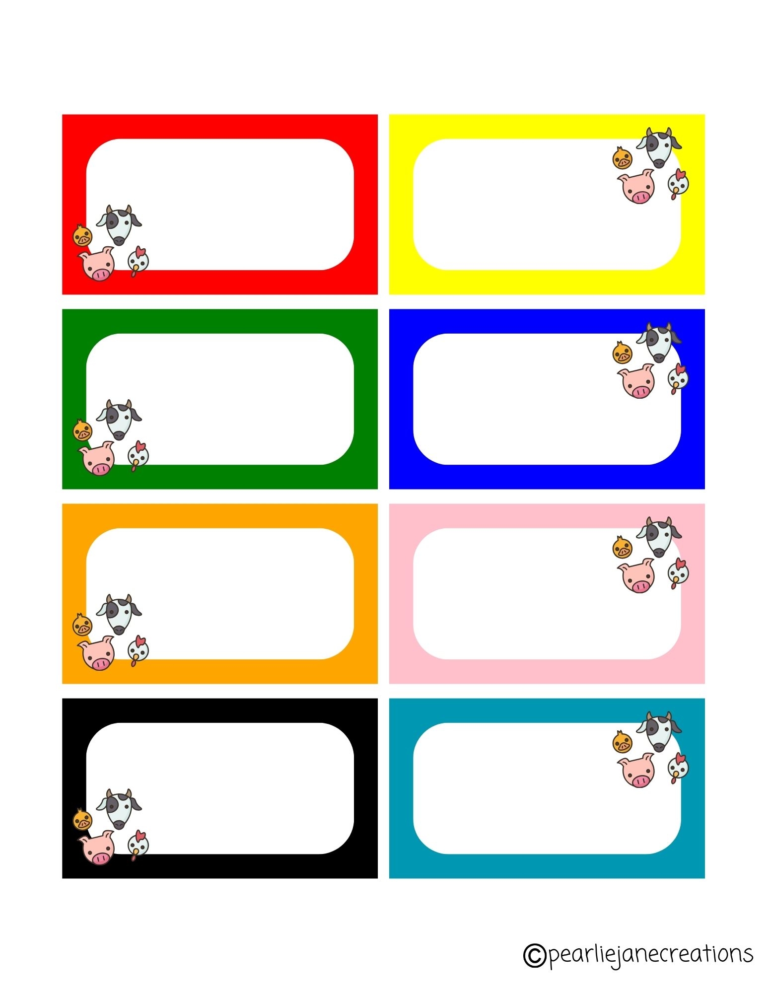 Free Printable Preschool Name Tags For Cubbies