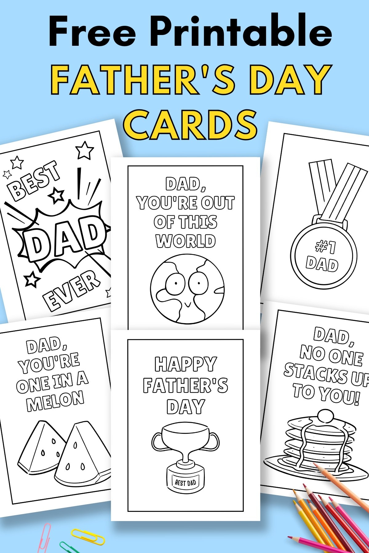 Father s Day Printable Sales Card