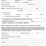 Field Trip Form Fill Online Printable Fillable Blank PdfFiller