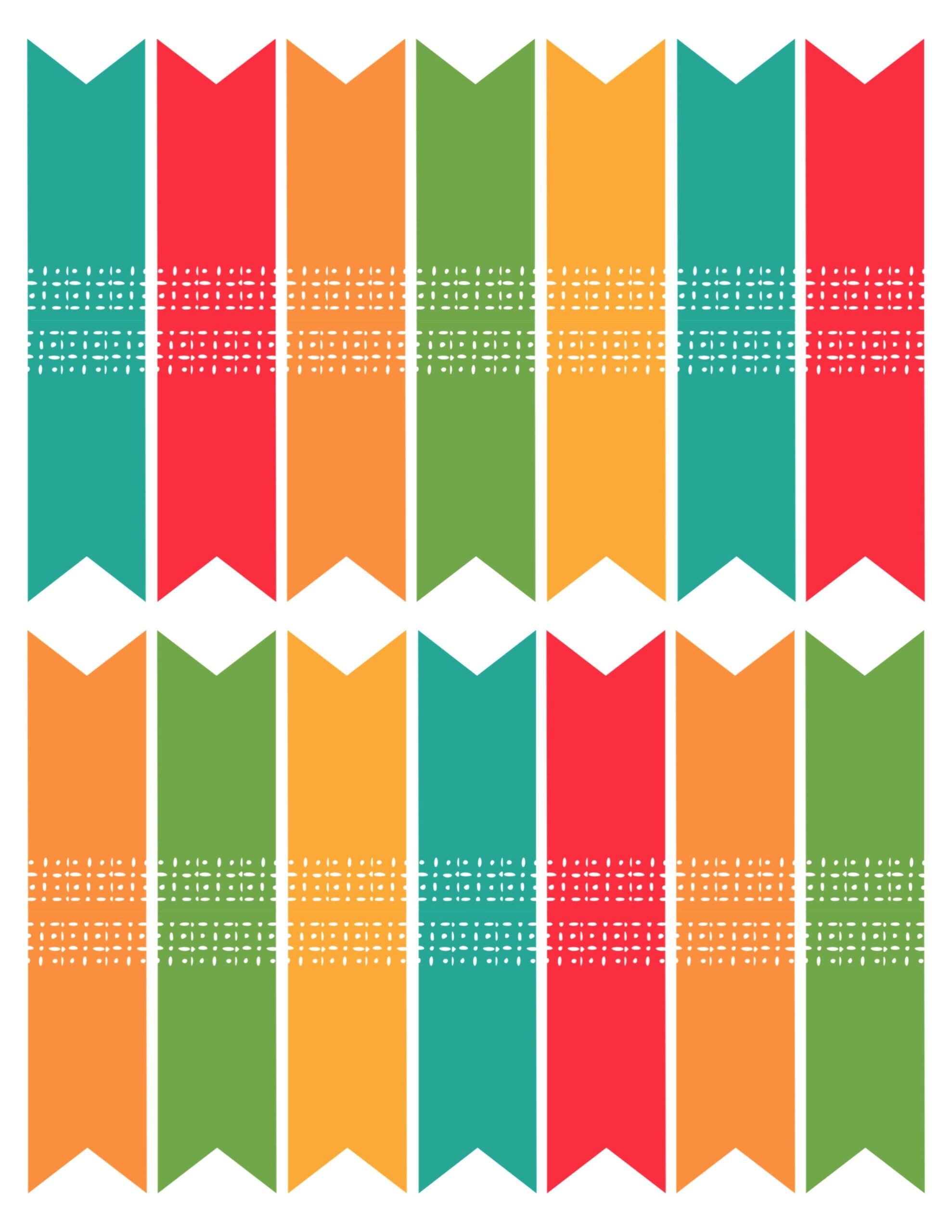 Fiesta Cupcake Toppers Free Printable Flags Paper Trail Design