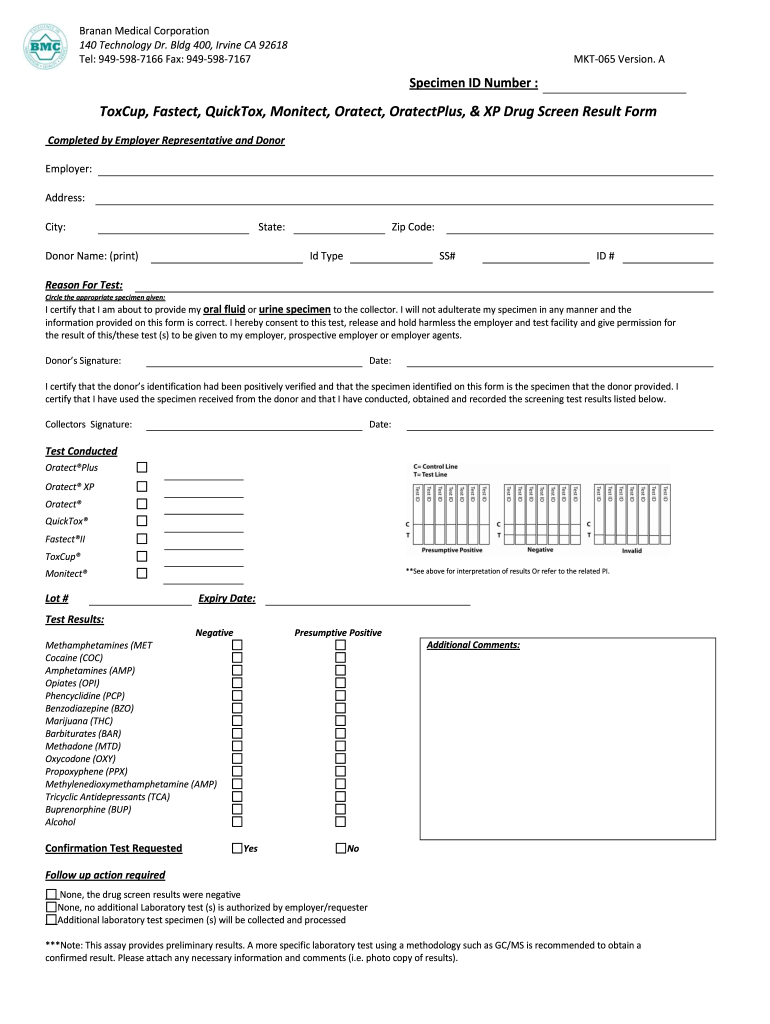 Free Printable Fake Std Test Results