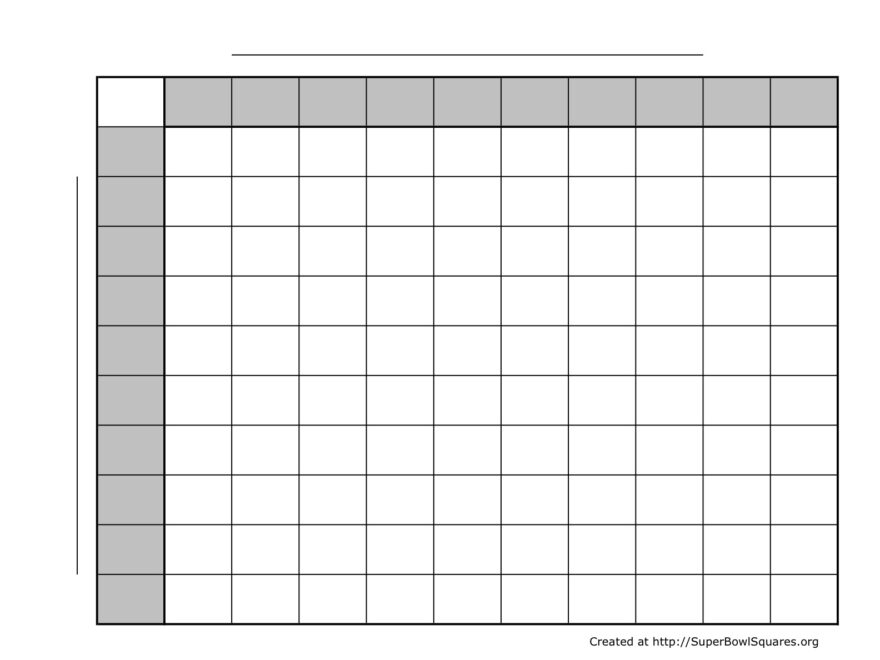 Football Squares Super Bowl Squares Play Football Squares Online