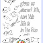 Free 1 John Coloring Page Printables Stevie Doodles