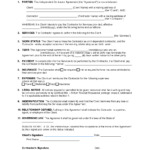 Free 1 Page Simple Independent Contractor Agreement Template PDF Word