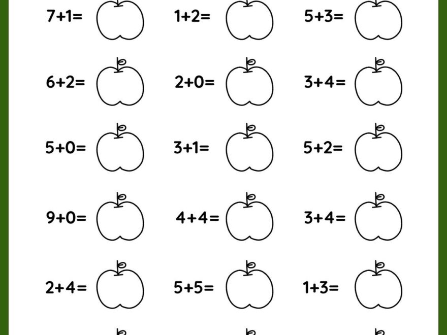Free 1st Grade Math Worksheet Templates To Customize Canva