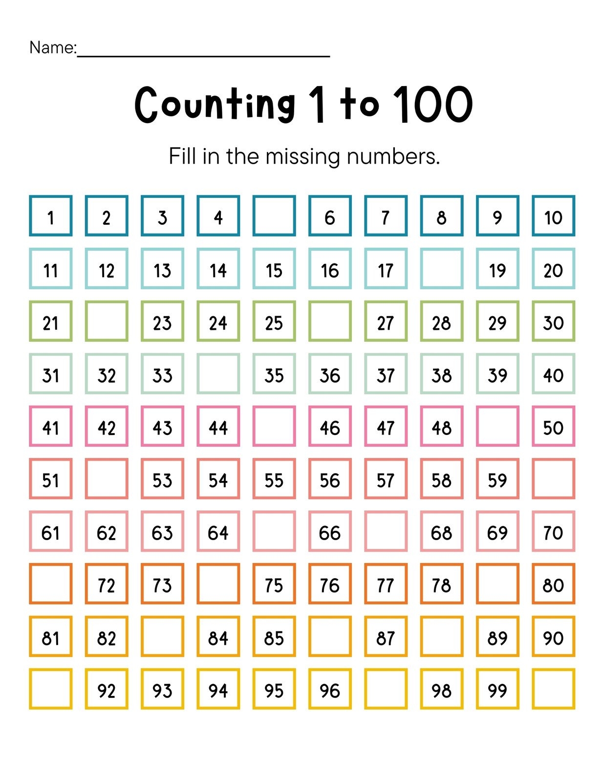 Free To Do Printables