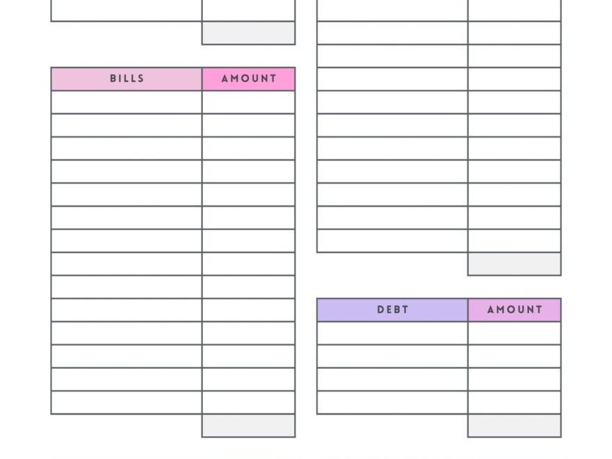Free And Customizable Budget Templates