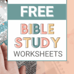 Free Bible Study Worksheets And Printables For Women