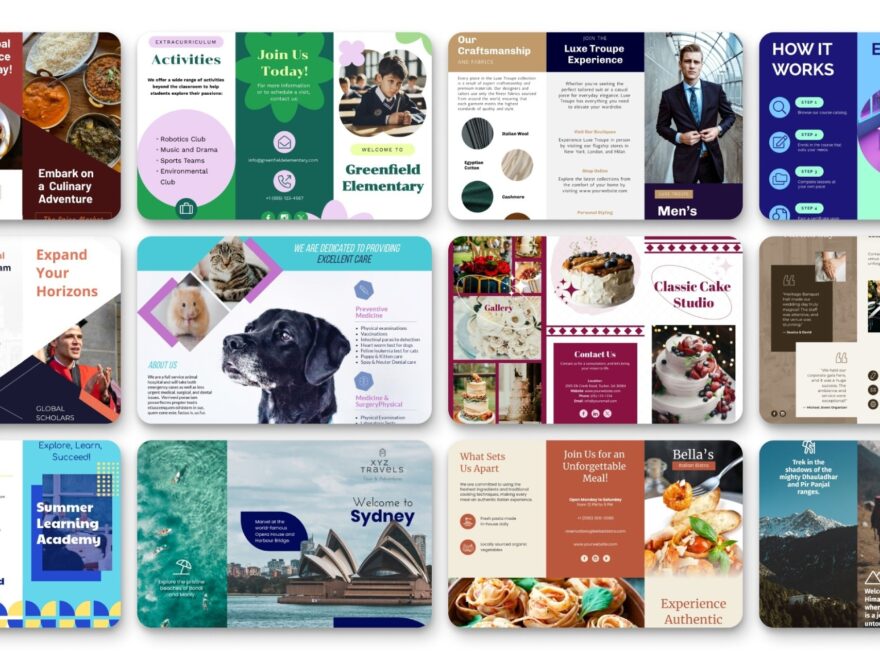 Free Brochure Maker Create A Brochure Online Visme