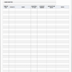 Free Client Call Log Templates Smartsheet