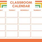 Free Custom Printable Classroom Calendar Templates Canva