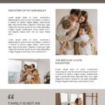 Free Custom Printable Family Newsletter Templates Canva