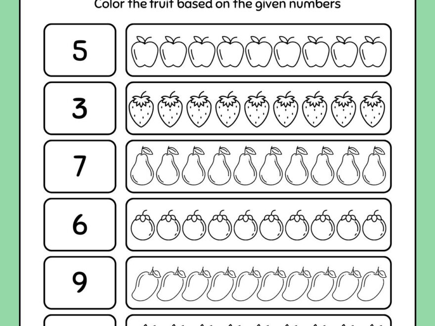 Free Custom Printable Preschool Worksheet Templates Canva