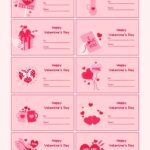 Free Custom Printable Valentines Day Tag Templates Canva