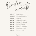 Free Custom Printable Wedding Timeline Planner Templates Canva