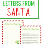 Free Editable Letter From Santa Template Cassie Smallwood