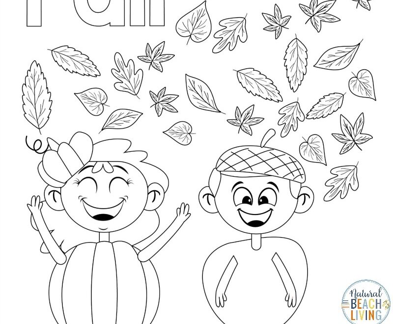 Free Fall Printables For Preschool And Kindergarten Natural Beach Living