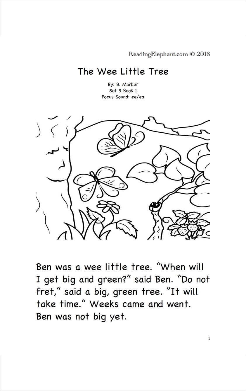 FREE Fluency Reading Passages 1st Grade Reading Elephant