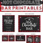 Free Hot Chocolate Bar Printables