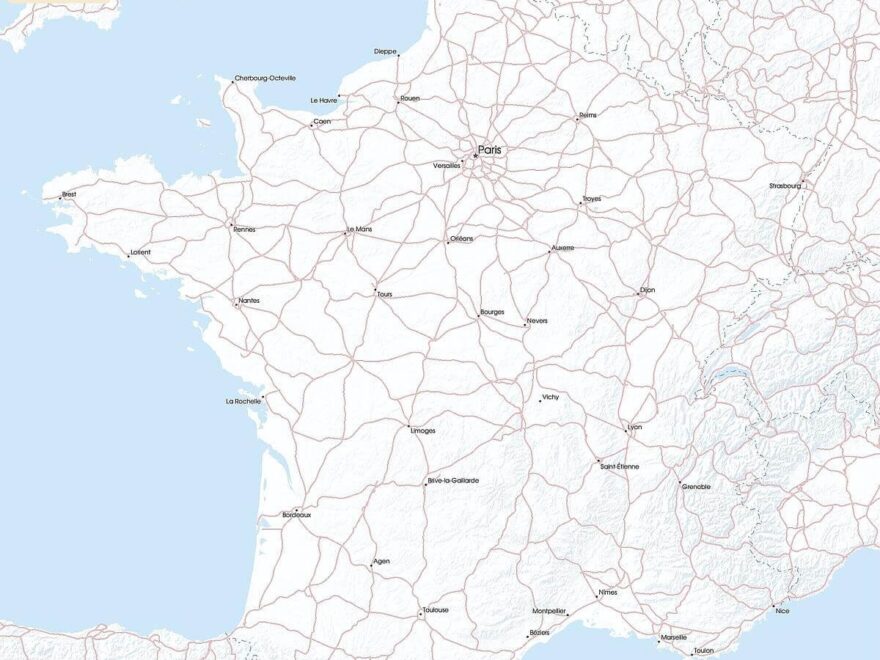 Free Maps Of France Mapswire