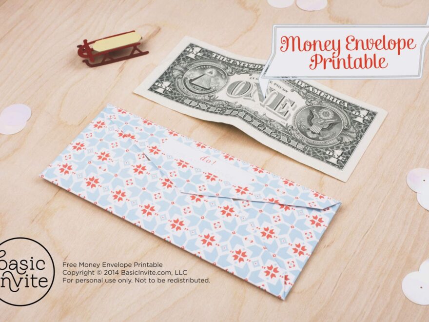 Free Money Envelope Printable