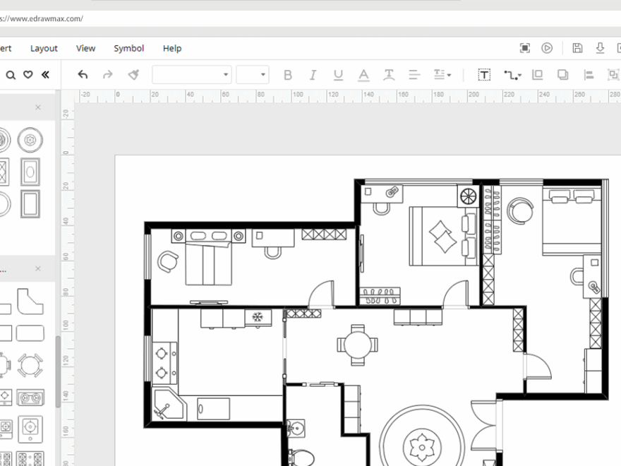 Free Online Floor Plan Creator EdrawMax Online