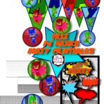 Free PJ Masks Birthday Party Printables Mandy s Party Printables