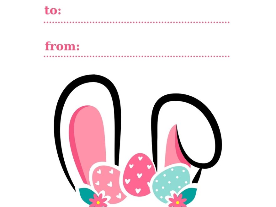 Free Printable And Customizable Easter Tag Templates Canva