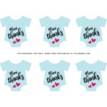 Free Printable Baby Onesie Template For Baby Shower Decorations Tulamama