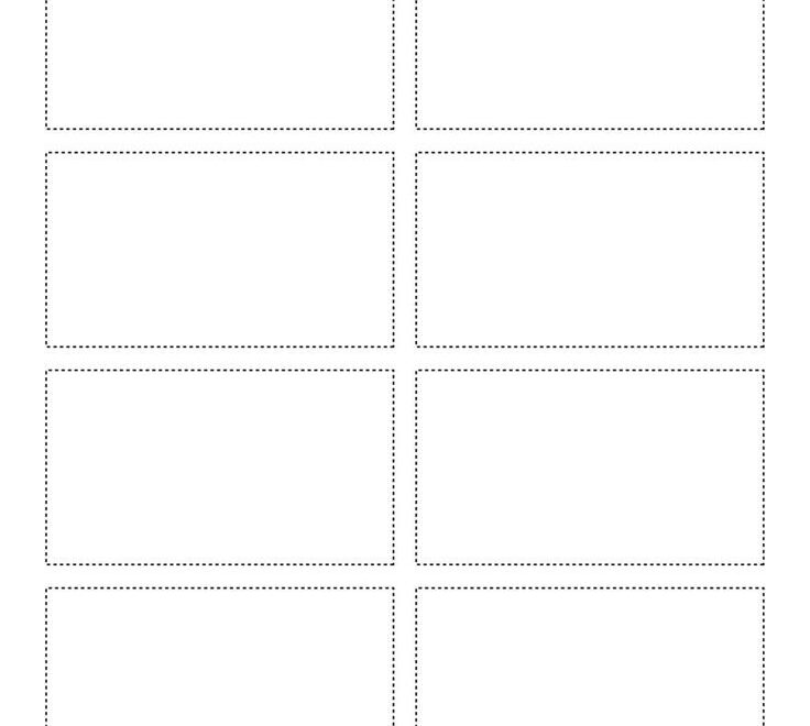 Free Printable Blank Business Card Template PDF Included