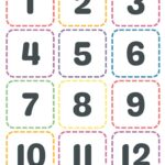 FREE Printable Calendar Numbers 1 31