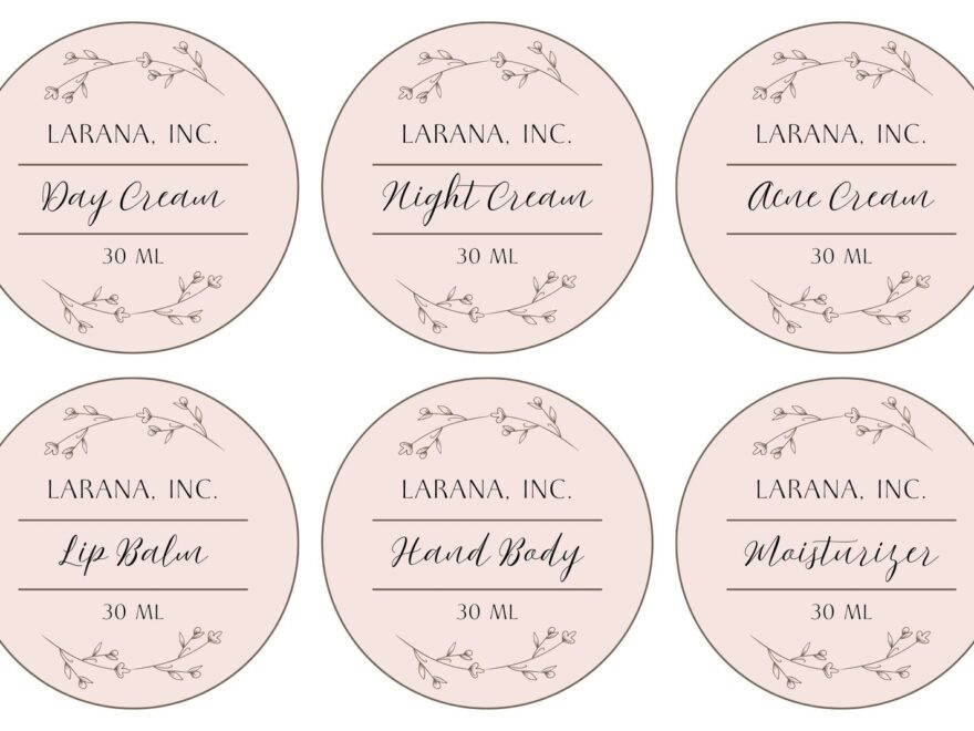 Free Printable Custom Label Templates Canva