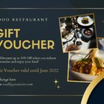 Free Printable Custom Restaurant Gift Certificate Templates Canva Worksheets Library