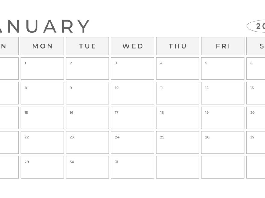 Free Printable Customizable Monthly Calendar Templates Canva