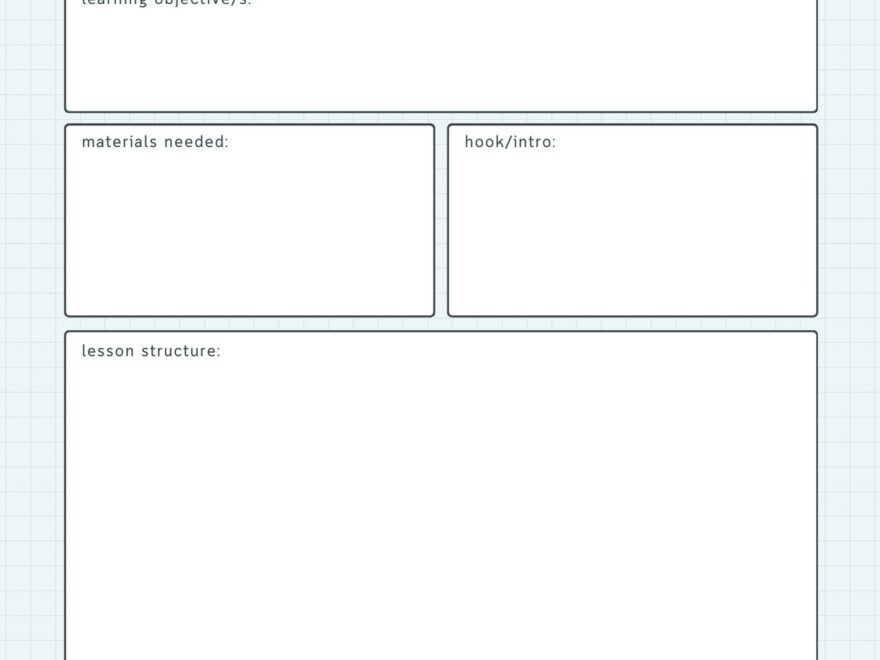 Free Printable Customizable Weekly Lesson Plan Templates Canva