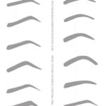 Free Printable Eyebrow Stencils