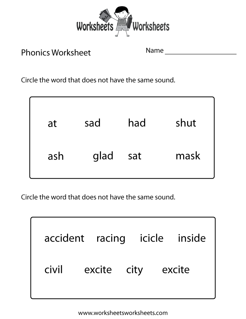 Free Printable Phonics Worksheets For Adults