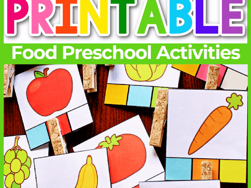 Free Printable Food Games Activities For Preschoolers
