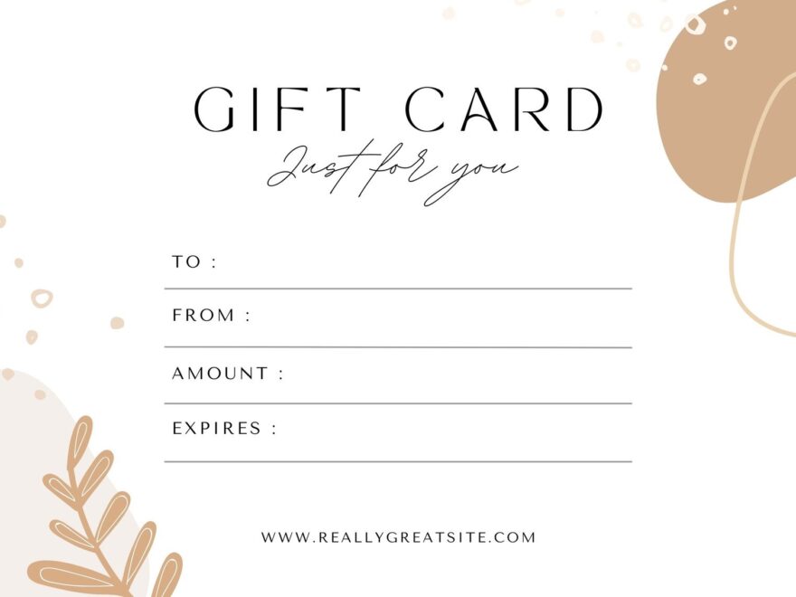 Free Printable Gift Certificate Templates To Customize Canva Worksheets Library