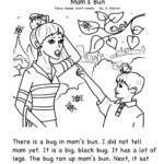 FREE Printable Kindergarten Level Books Ben Dug Mom s Bun Reading Elephant
