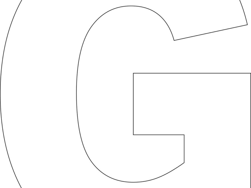 Free Printable Letters Template Uppercase Alphabet