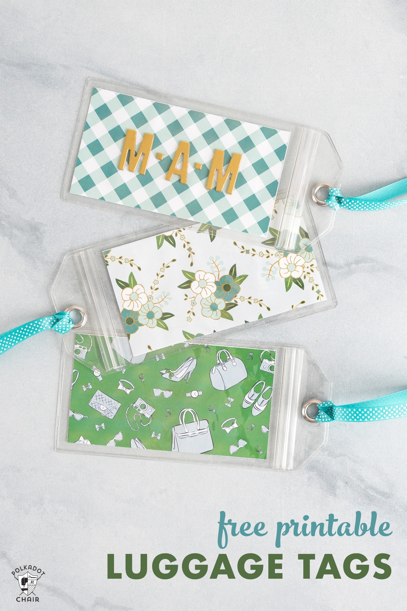 Free Printable Luggage Tag Inserts