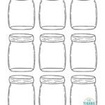 Free Printable Mason Jar Templates Lil Tigers Lil Tigers Mason Worksheets Library