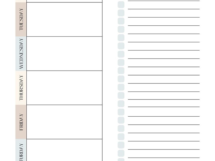 Free Printable Meal Planner Templates To Edit Online Canva