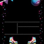 FREE Printable Roller Skating Invitation Template