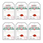 Free Printable Santa Gift Tags Download Instantly To Print Love Our Real Life