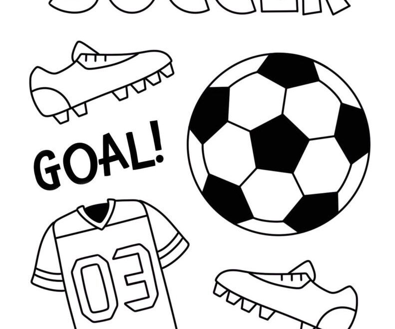 Free Sports Coloring Pages For Kids The Hollydog Blog